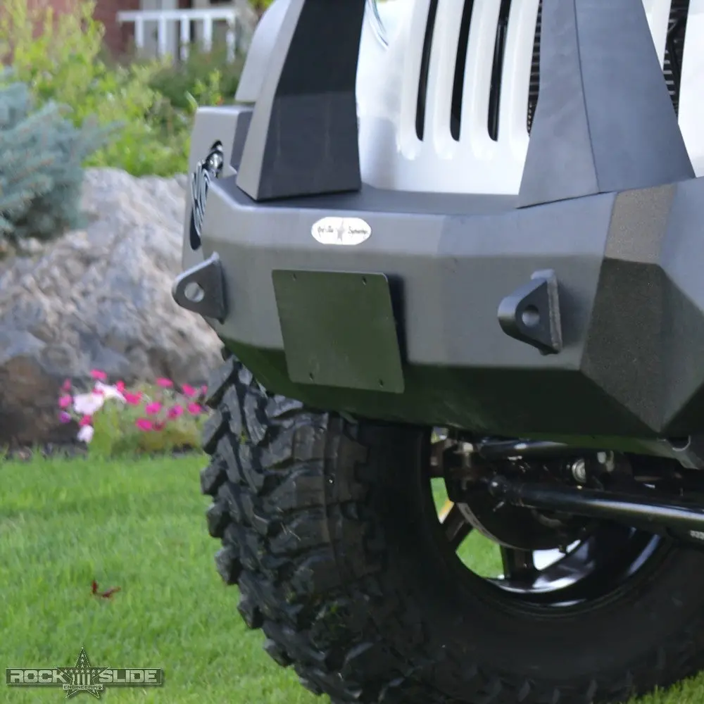 Jeep License Plate Mount For Rigid Series Front Bumper Bolt On 1