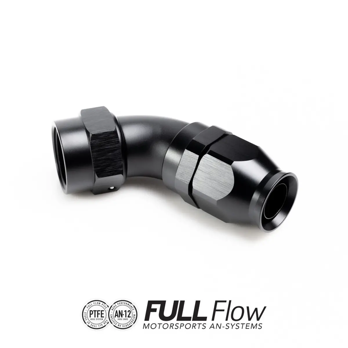 Nuke Performance Full Flow Ptfe Hose End Fitting 120 Degree An-12 1