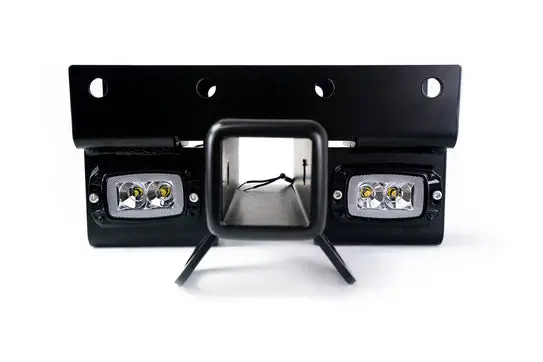 Bolt On Hitch With Cube Lights For 07-22 Jeep Wrangler Jk/Jl 1