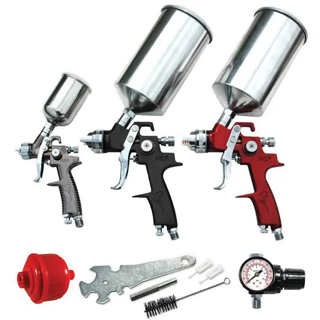Atd-6900 9 Pc. Hvlp Paint Spray Gun Set 1