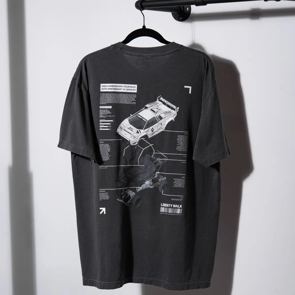 Lc "Lbwk Countach " Staple Tee - Black 1