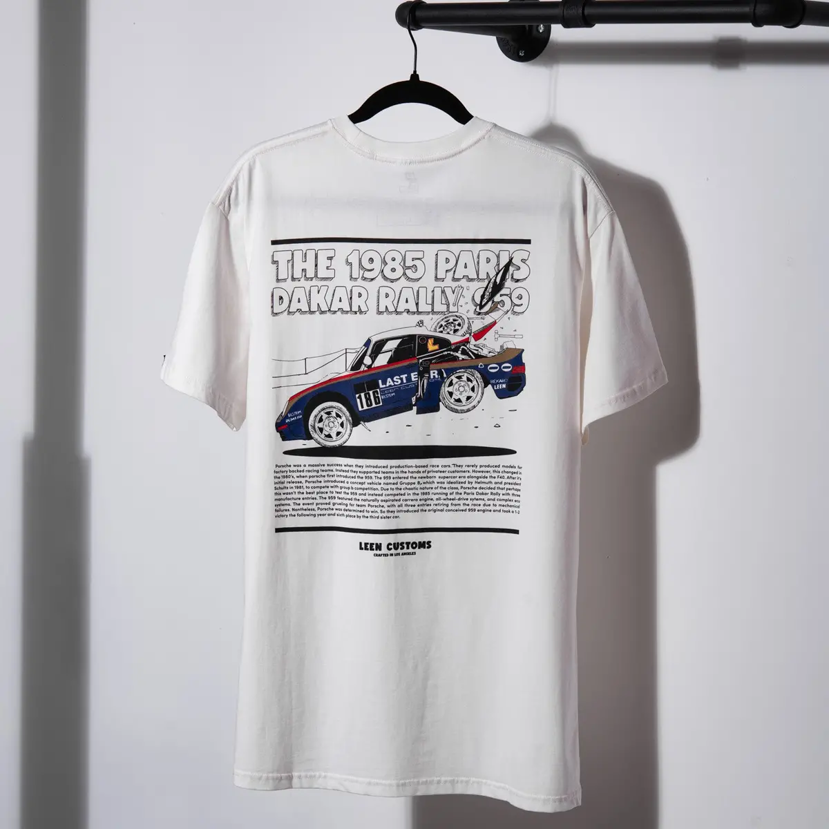 Lc "959 Dakar" Staple Tee - Cream 1