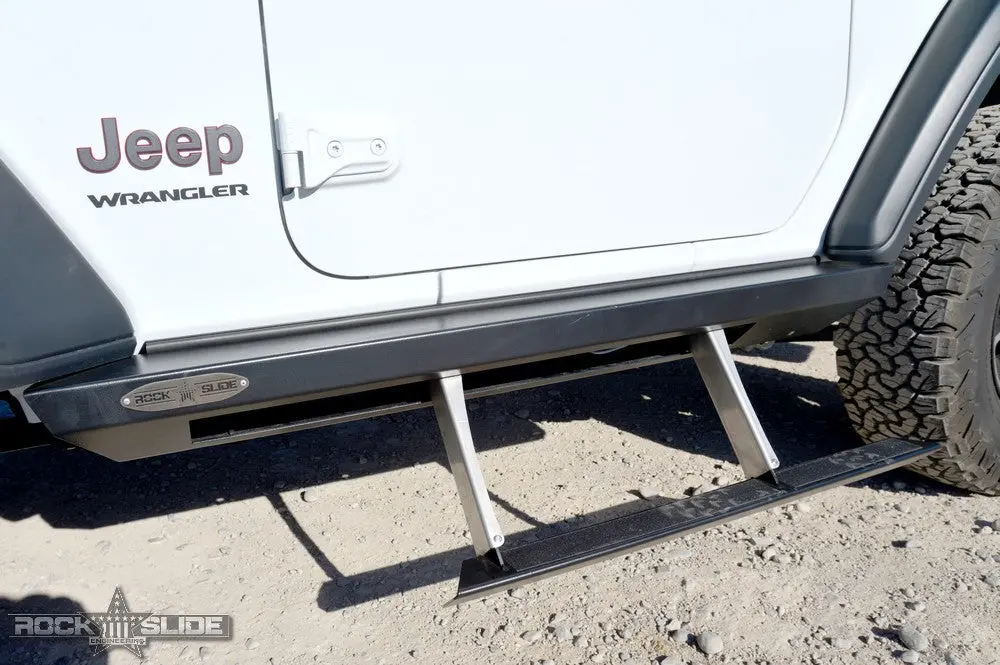 Jeep Jl Side Step Sliders For 18-Pres Wrangler Jl 2 Door Models Set 1