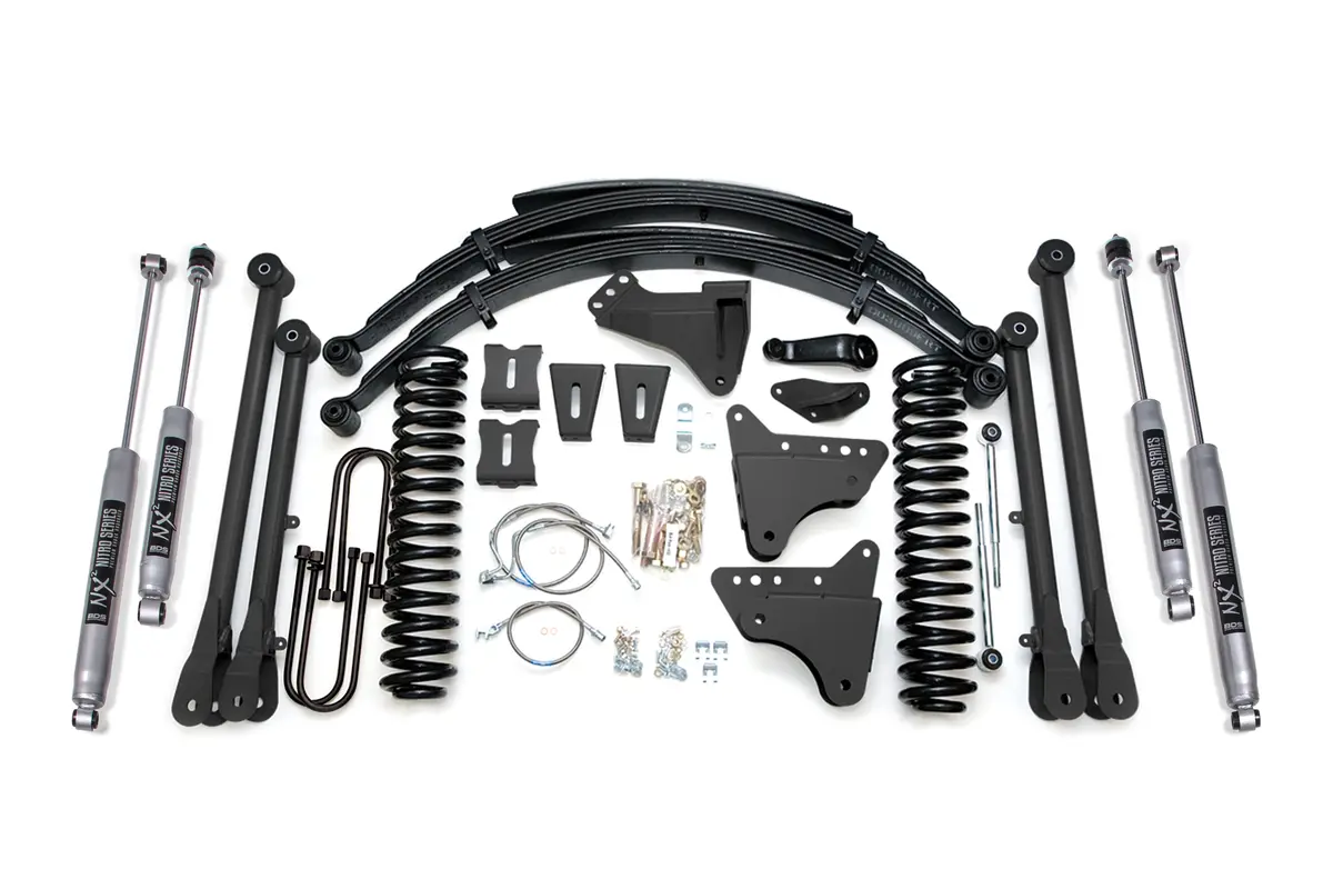 8 Inch Lift Kit W/ 4-Link | Ford F250/F350 Super Duty (05-07) 4Wd | Gas 2