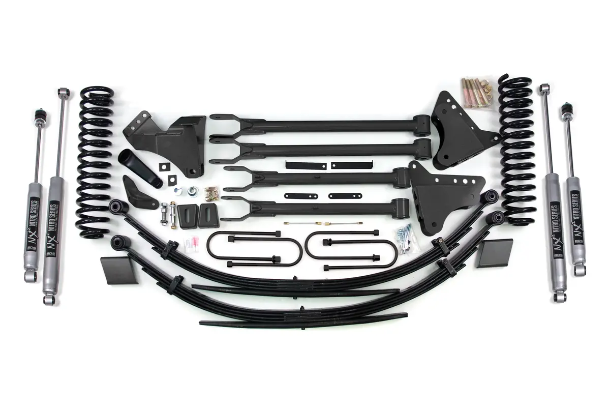 8 Inch Lift Kit W/ 4-Link | Ford F250/F350 Super Duty (08-10) 4Wd | Gas 2