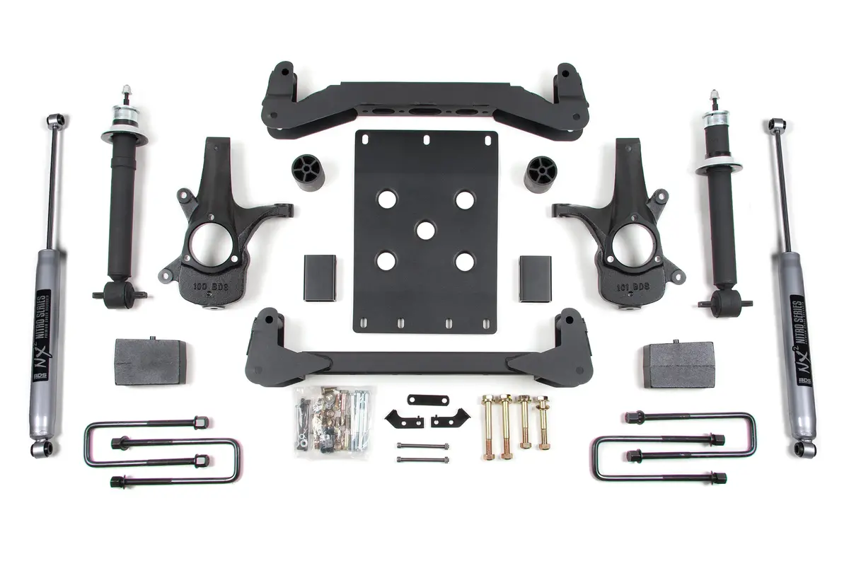 4 Inch Lift Kit | Chevy Silverado Or Gmc Sierra 1500 (07-13) 2Wd 2