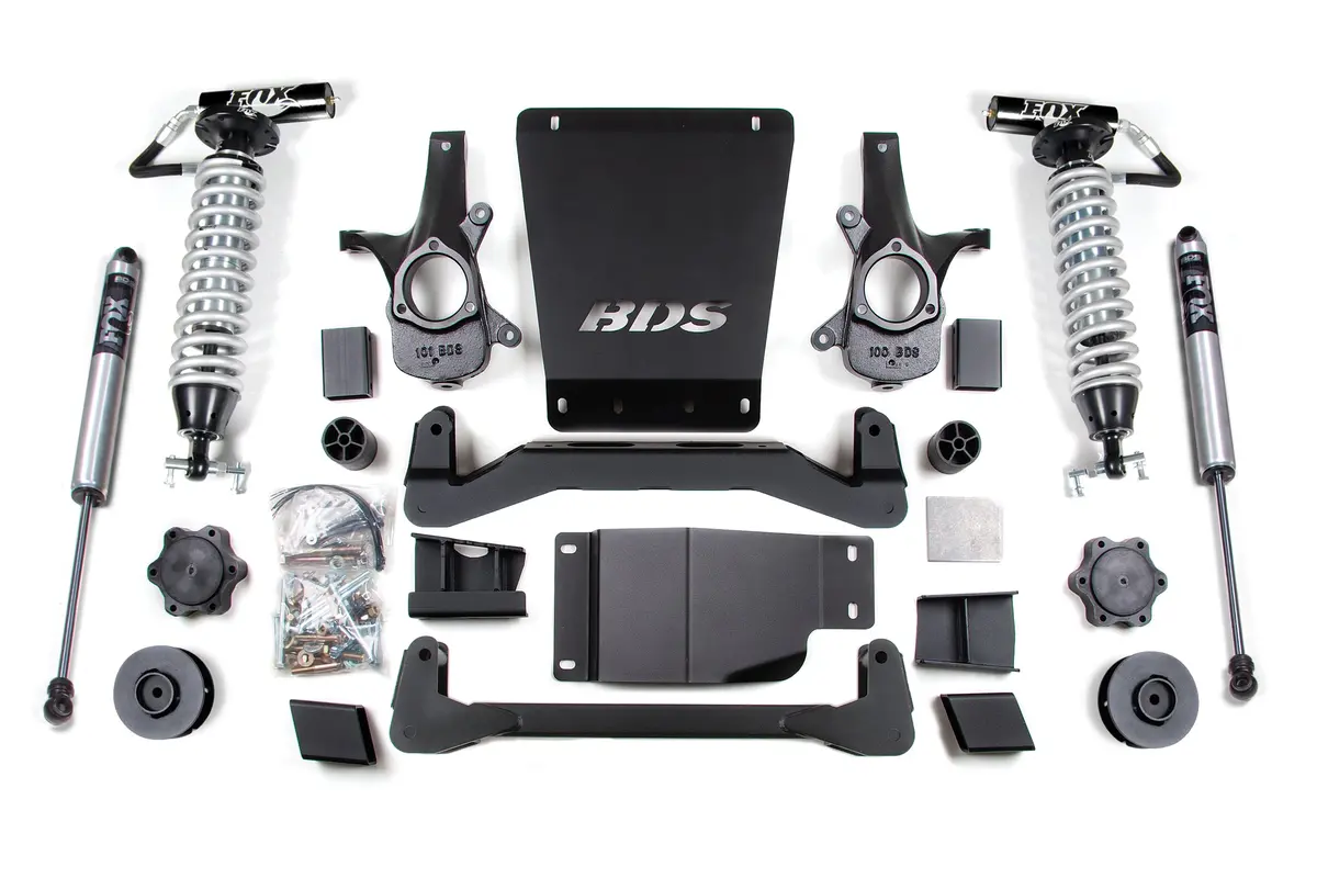 4 Inch Lift Kit | Fox 2.5 Coil-Over | Chevy/Gmc Avalanche, Surburban, Tahoe, Or Yukon 1500 (07-14) 4Wd 1