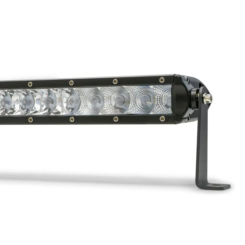 Single Row Led Light Bar With Chrome Face 20.0 Inch 1