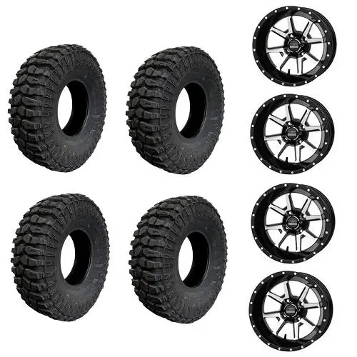 Baer X/T Tire & Wheel Kits 28X10-14 On 4/110 Wheels 1