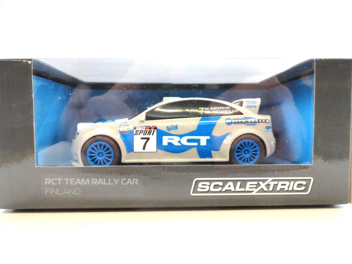 Scalextric "Rct" Finland Rally Car 1/32 Scale Slot Car C3712 1