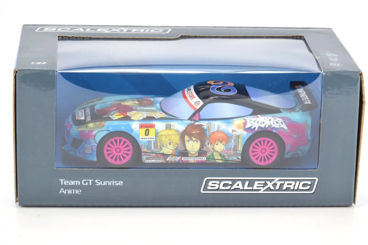 Scalextric "Sunrise" Team Gt Anime 1/32 Scale Slot Car C3838 1