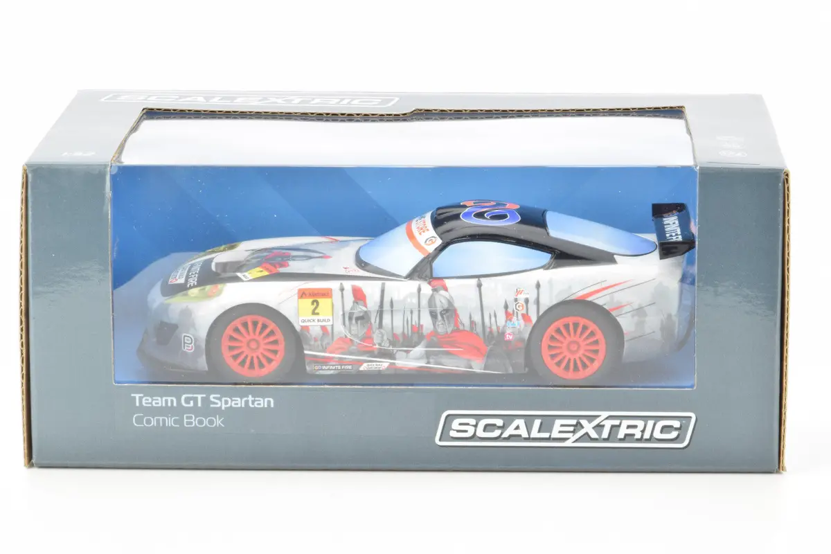Scalextric "Spartan" Team Gt Spartan 1/32 Scale Slot Car C3839 1