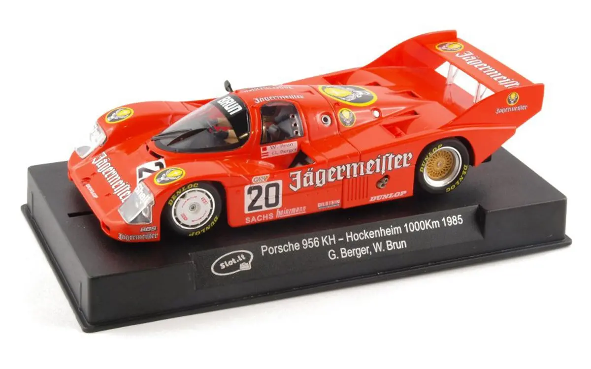 Slot It "Jagermeister" Porsche 956 Kh - 1985 Hockenheim 1/32 Slot Car Ca09h 1