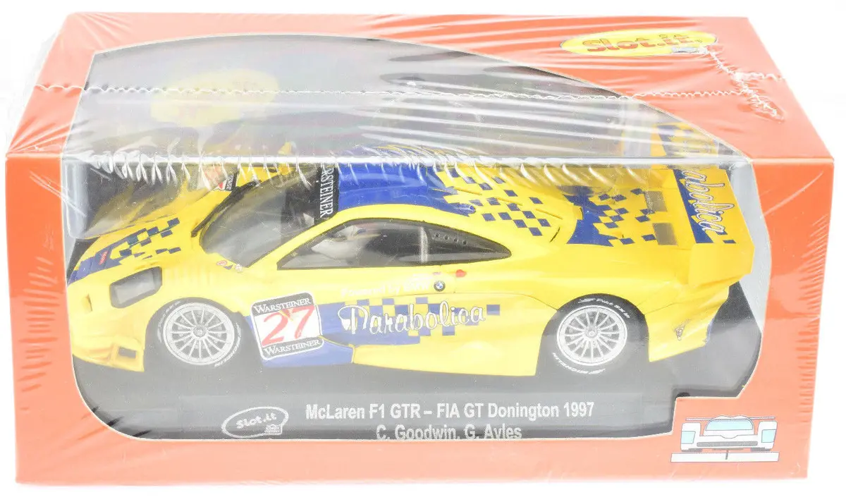 Slot It Mclaren F1 Gtr - 1997 Fia Gt Donington 1/32 Scale Slot Car Ca10l 1
