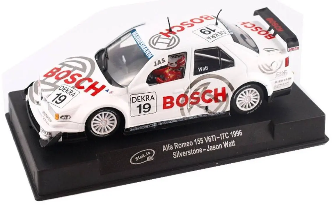 Slot It "Bosch" Alfa Romeo 155 V6ti - 1996 Itc 1/32 Scale Slot Car Ca45a 1
