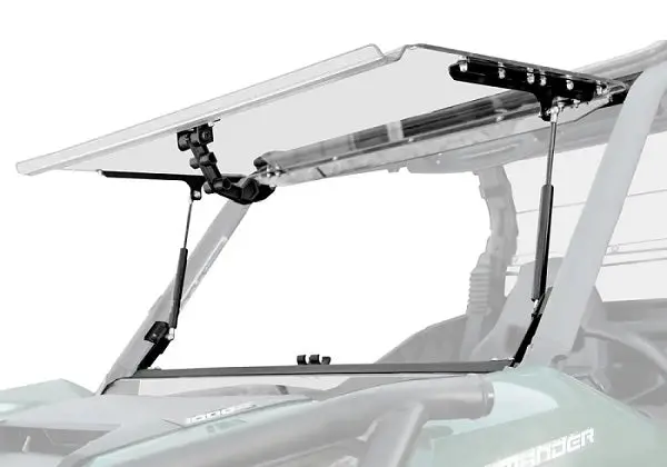 Superatv Can-Am Maverick Trail Flip Up Windshield 1