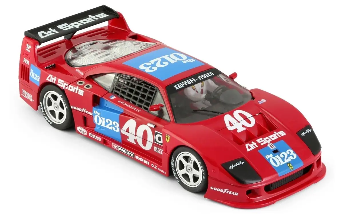 Slot It Policar Ferrari F40 - 1990 Imsa Road America 1/32 Scale Slot Car Car03a 1