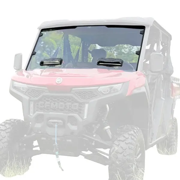 Seizmik Cfmoto Uforce U10 Pro Scratch Resist Vented Windshield 1