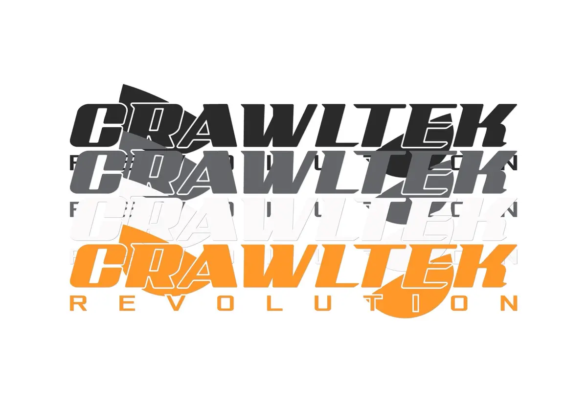 Crawltek Revolution - 22" Vinyl Windshield Banner 1