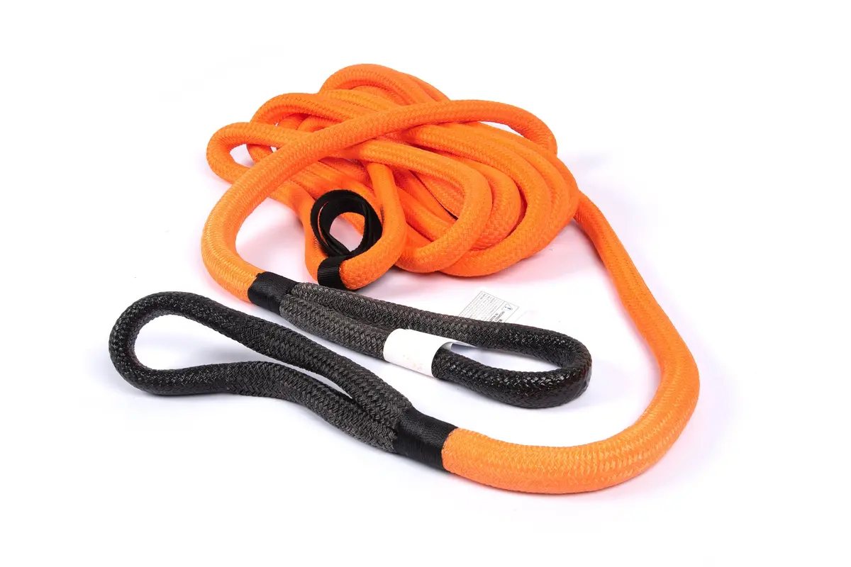 Kinetic Recovery Rope - 7/8" X 30' Nylon Looped Ends - Orange 1