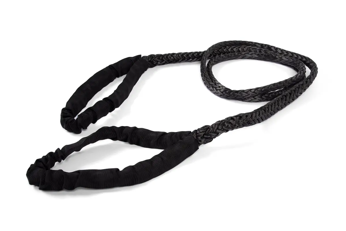 Winch Line Extension/Utility Rope - 1/2" X 10' Synthetic - Black 1