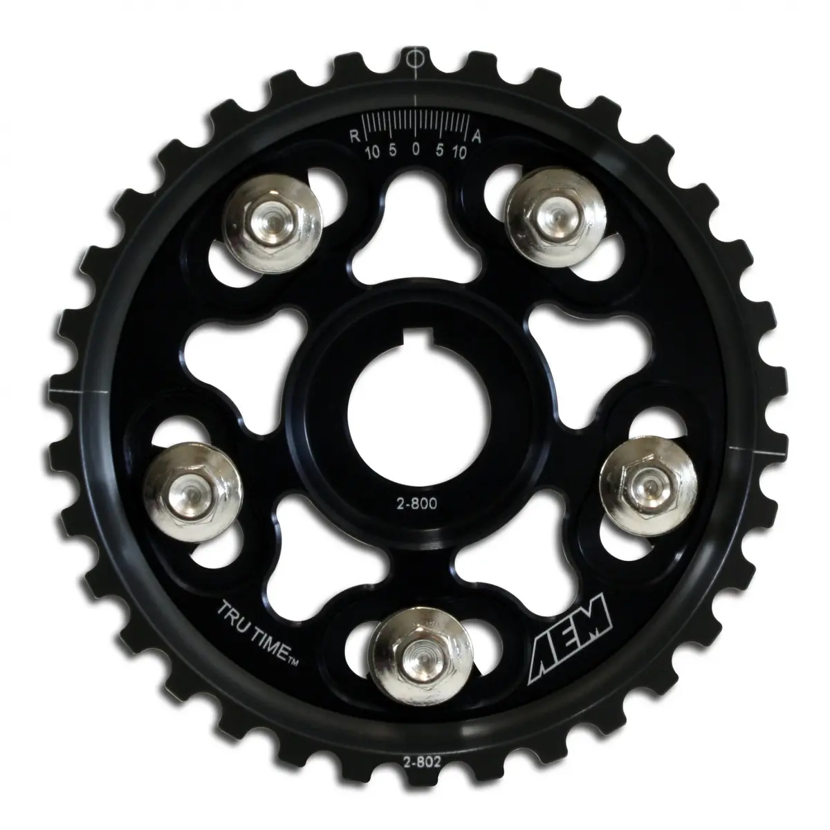 Aem Tru-Time Adjustable Cam Gear Black 5-Bolt Acura / Honda 1