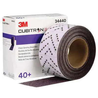 Cubitron™ Ii 34440 40+ Clean Sanding Sheet Roll ,Hookit Ceramic Abrasive 1