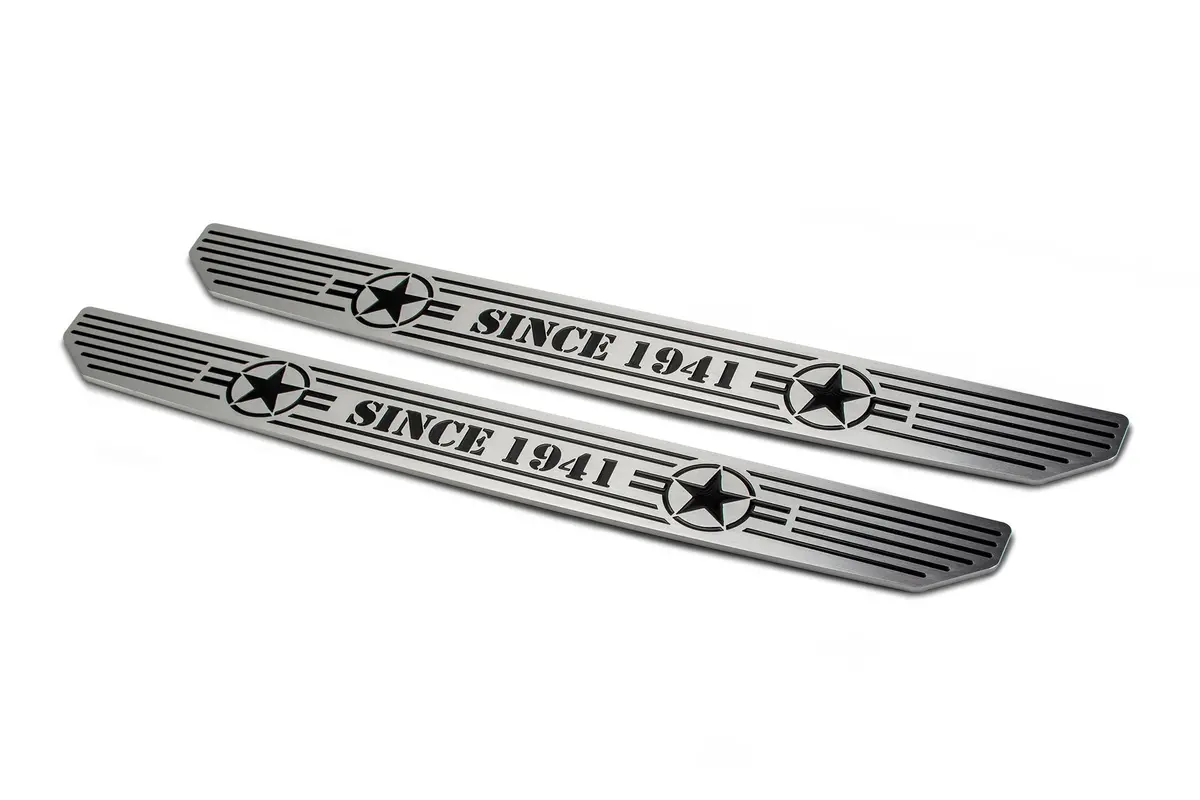 Jeep Jl 4 Door Rear Sill Plates 18-Pres Wrangler Jl 4 Door Only 1