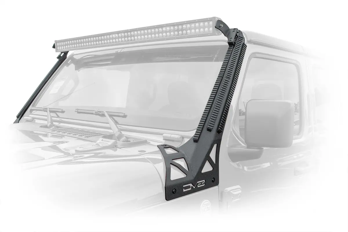 Jeep Jl/ Gladiator Picatinny Rail A Pillar Light Mount For 18-Pres Wrangler Jl 20-Pres Gladiator 1