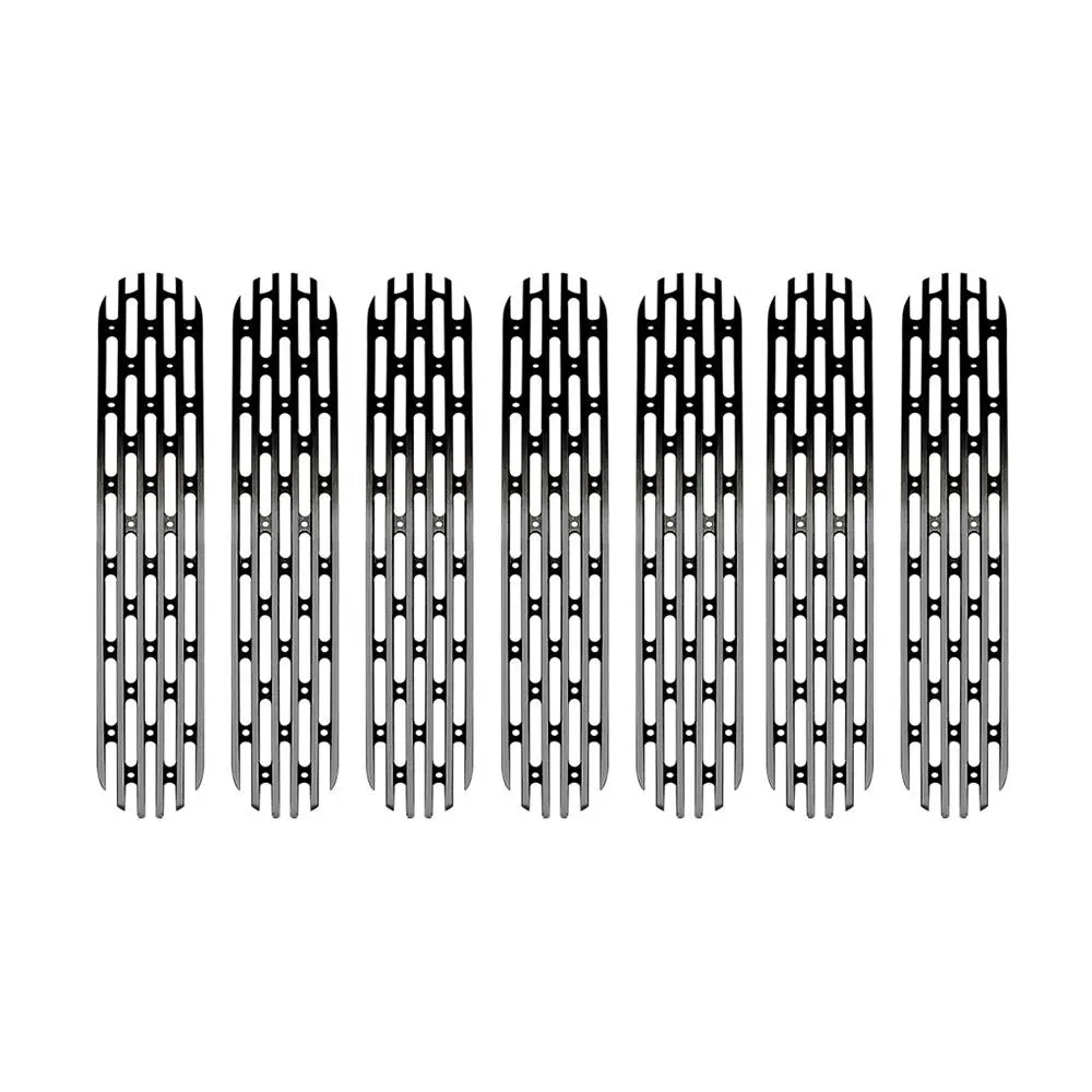 1997-06 Jeep Tj Grille Inserts Black 1