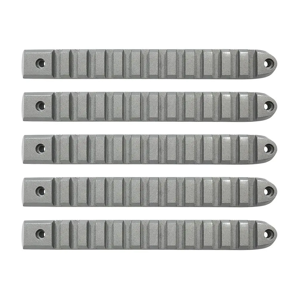 2007-18 Jeep Jk Silver Rail Style Door Handle Inserts Set Of 5 1