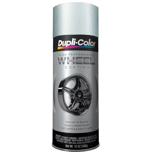 Duplicolor Silver High Performance Wheel Paint Coating, 12 Oz. Aerosol 1