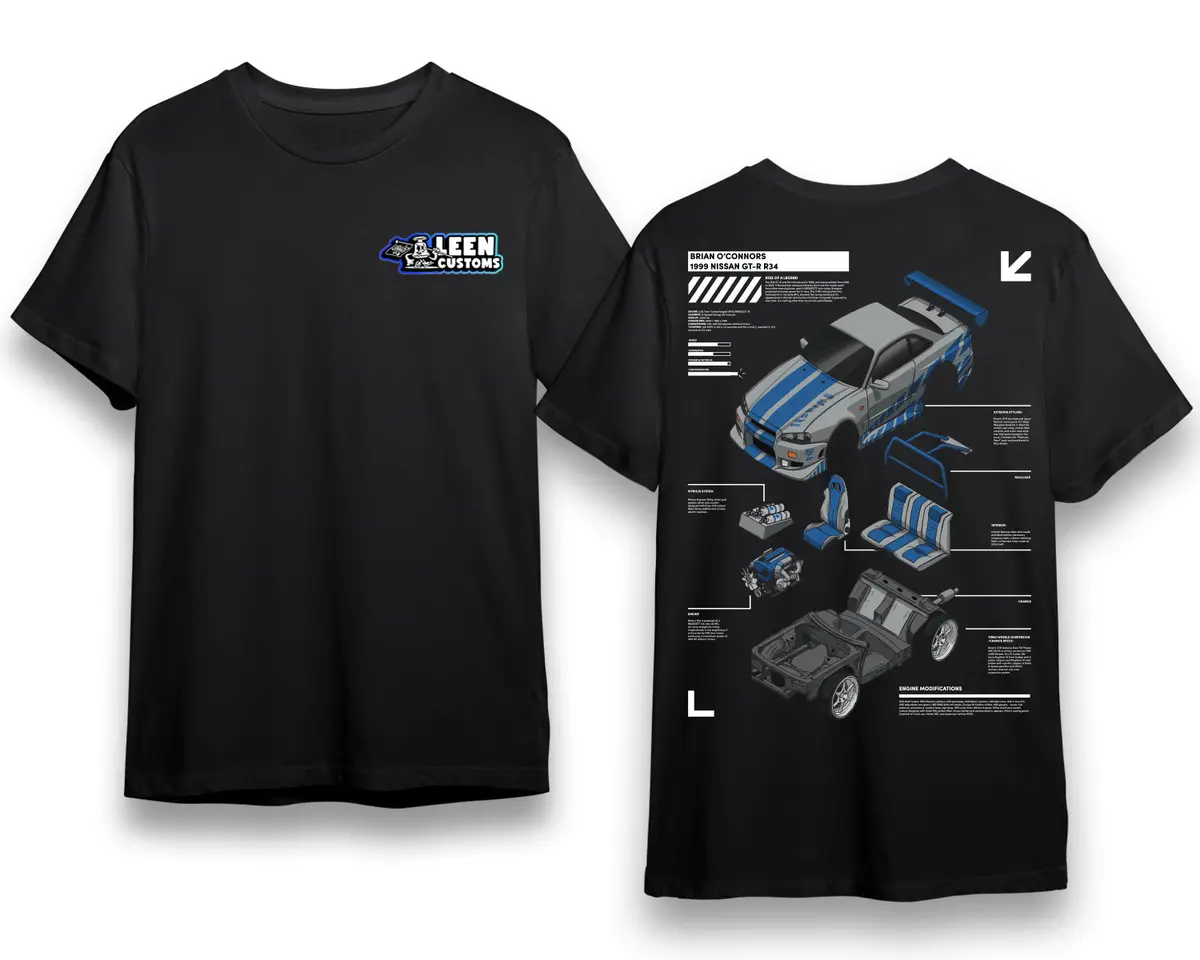 Lc "R34" Staple Tee - Black 1