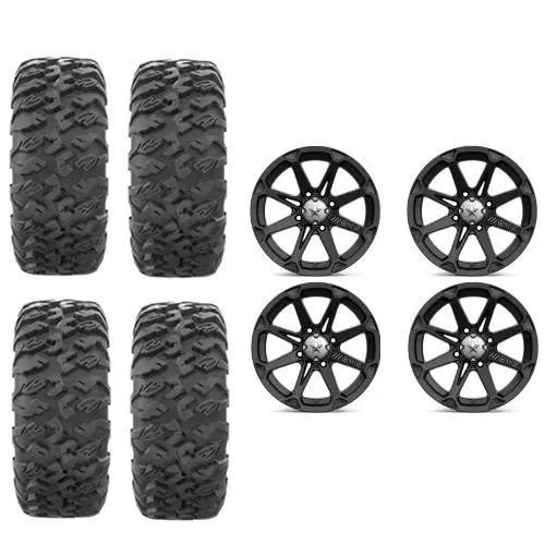 Efx Motoclaw Tire & Wheel Kits 30X10-14 On Msa 4/110 Wheels 1