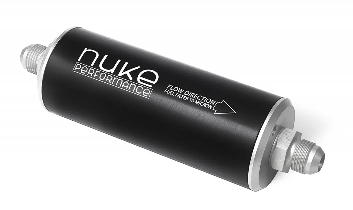 Nuke Performance Slim 100 Micron Stainless Fuel Filter 1