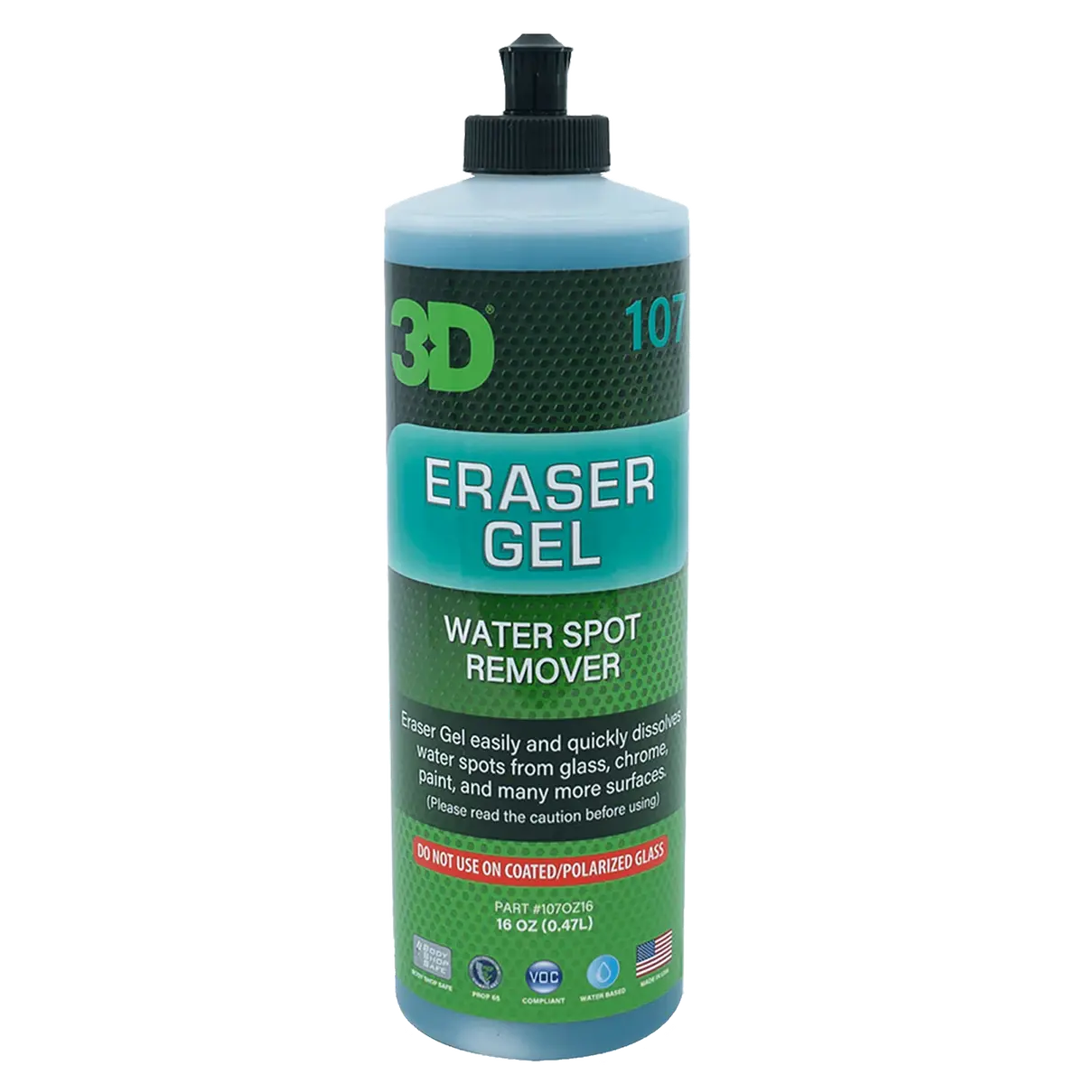 3D® Eraser Water Spot Remover 16 Oz - Gel 1