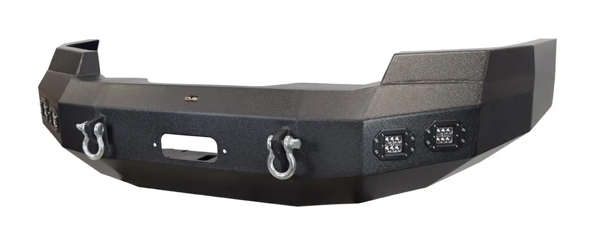 Sierra 1500 Front Bumper Winch Ready 07-13Â Gmc Sierra 1500 Black Powdercoat 1