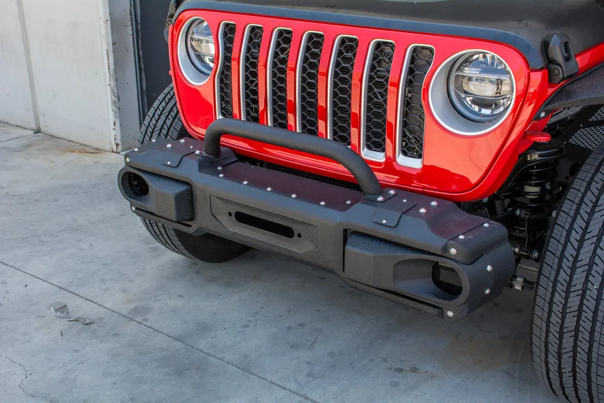 Jeep Jl Modular Front Bumper With Bull Bar 18-Present Wrangler Jl 1