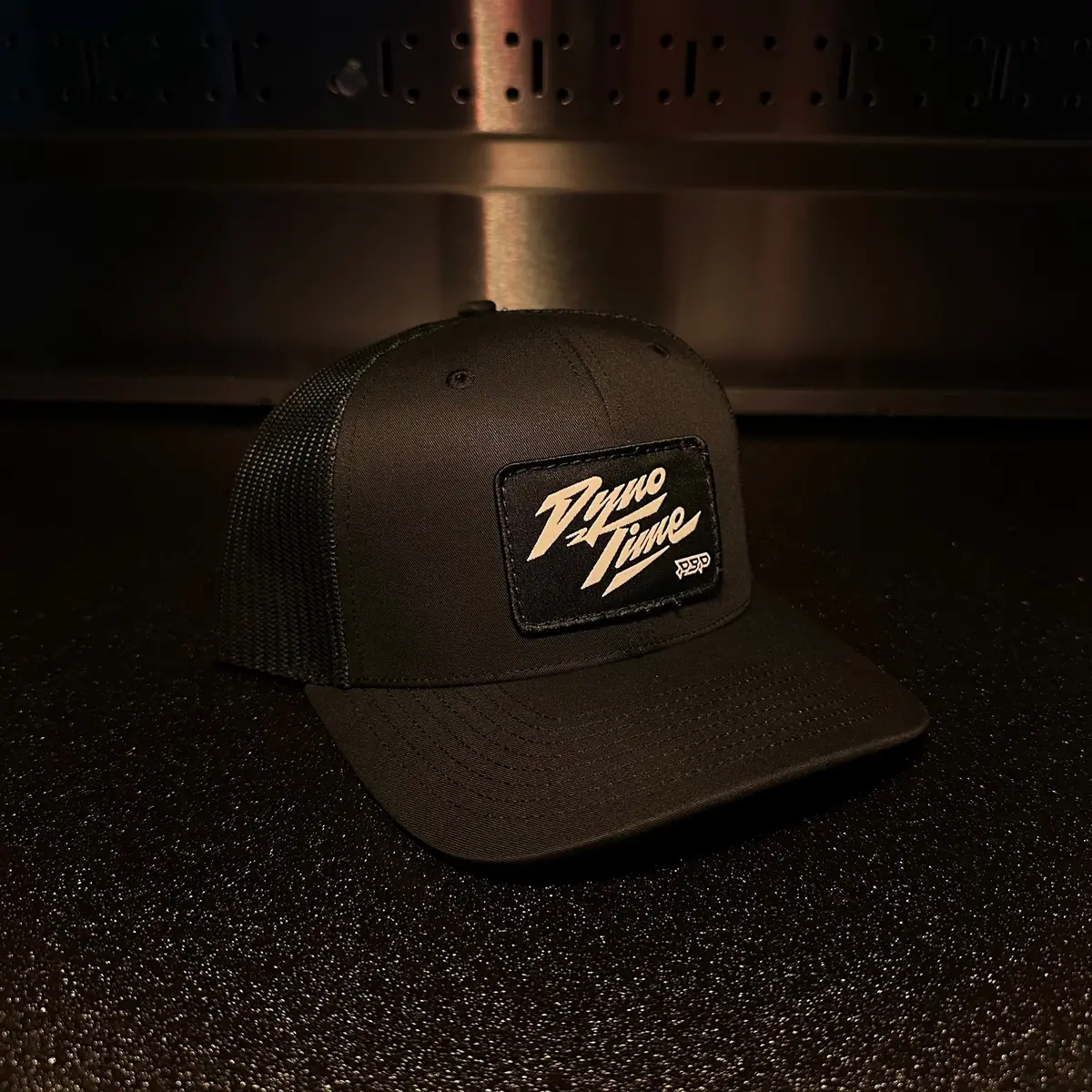 Dyno Time Patch Adjustable Snapback Trucker - Black 1