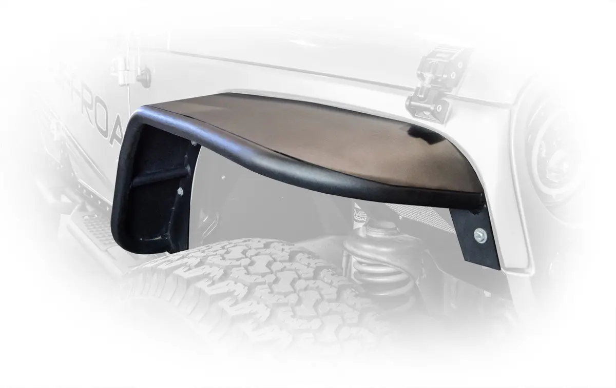 Jeep Jk Flat Tube Fenders Front And Rear 07-18 Wrangler Jk 1