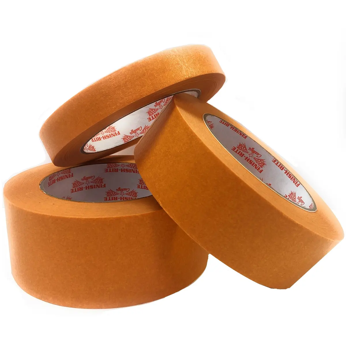 Finish Rite Orange Masking Tape 3-Pack 3/4", 1-1/2", 2" 1