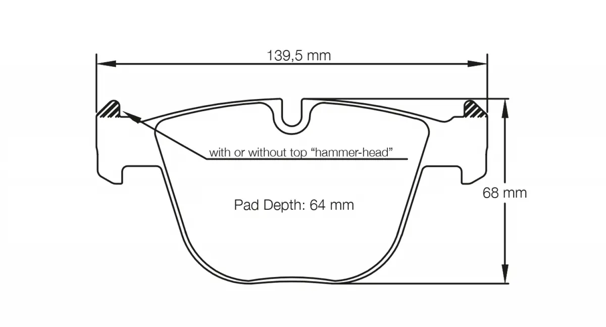 Pagid Bmw M-Series Brembo Bbk Front Brake Pads 2