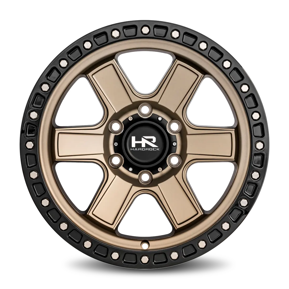 Aluminum Wheels H104 17X9 5X127 1 78.1 Matte Bronze-Black B/L Hardrock Offroad 1