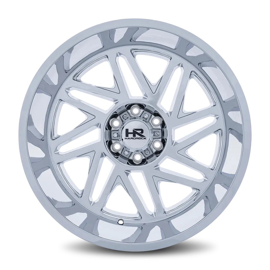 Aluminum Wheels Bones Xposed 24X14 5X150 -76 110.3 Chrome Hardrock Offroad 1