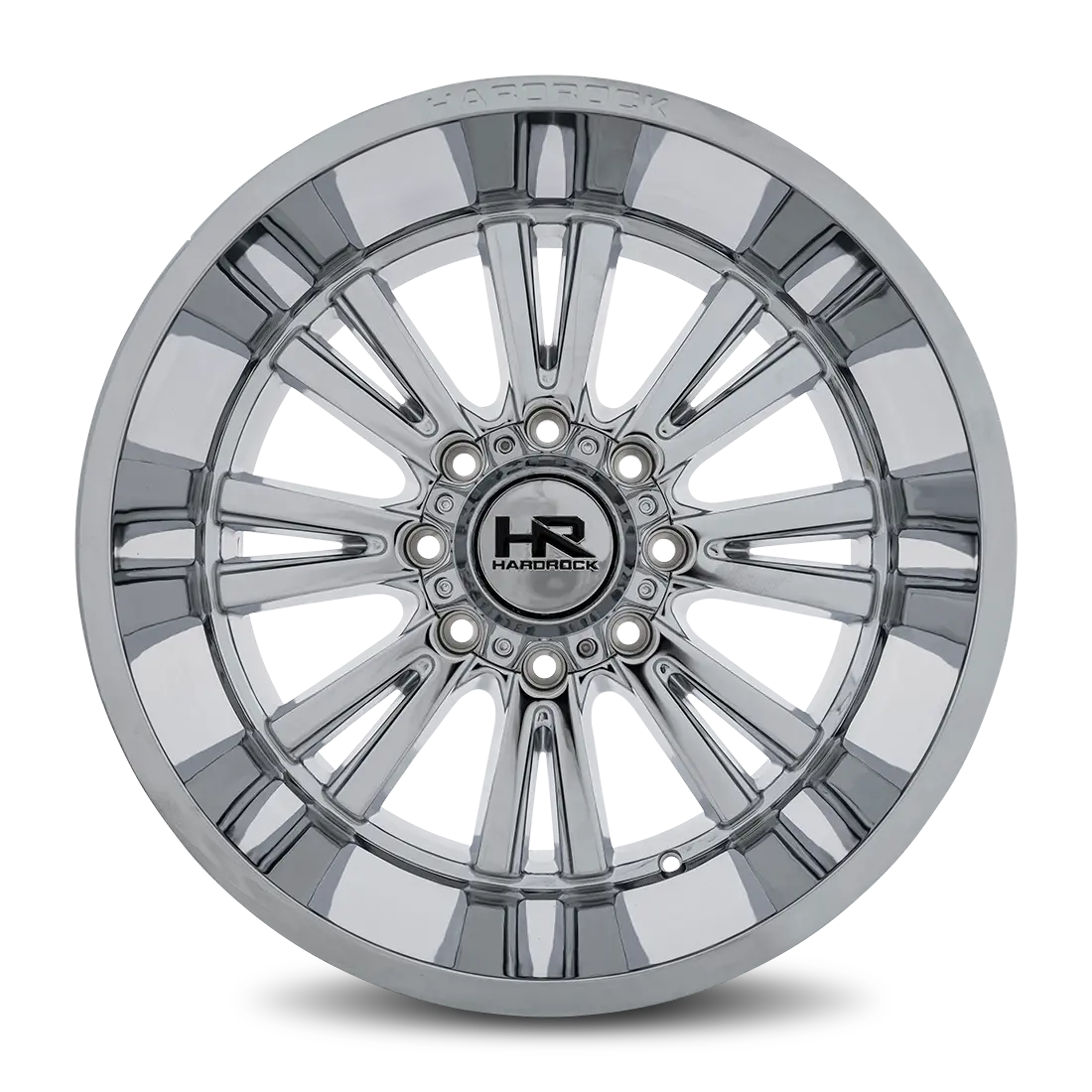 Aluminum Wheels Spine Xposed 24X12 5X127 -44 78.1 Chrome Hardrock Offroad 1
