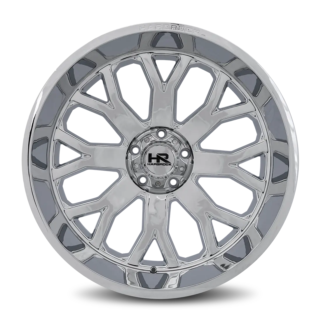 Aluminum Wheels Slammer Xposed 24X12 5X127 -44 78.1 Chrome Hardrock Offroad 1