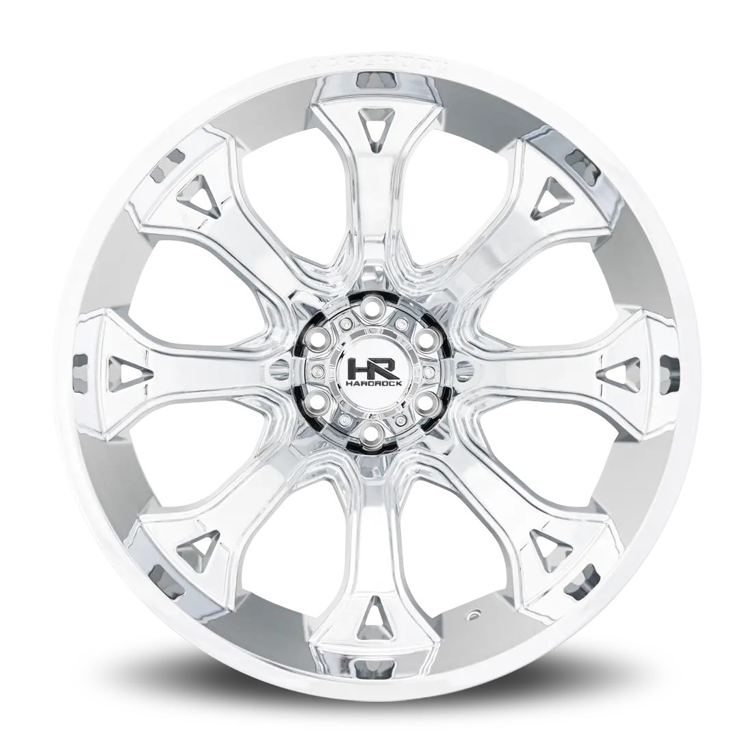 Aluminum Wheels Bloodshot Xposed 26X14 5X139.7 -76 87 Chrome Hardrock Offroad 1