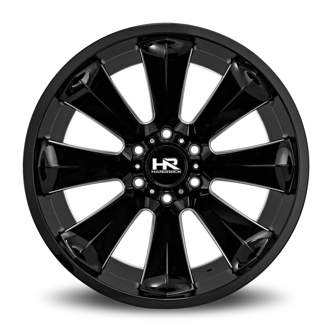 Aluminum Wheels Xplosive Xposed 20X12 5X127 -44 78.1 Gloss Black Milled Hardrock Offroad 1