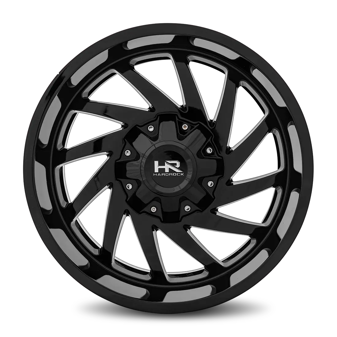 Aluminum Wheels Crusher 20X10 5X150/139.7 -19 110.3 Gloss Black Hardrock Offroad 1
