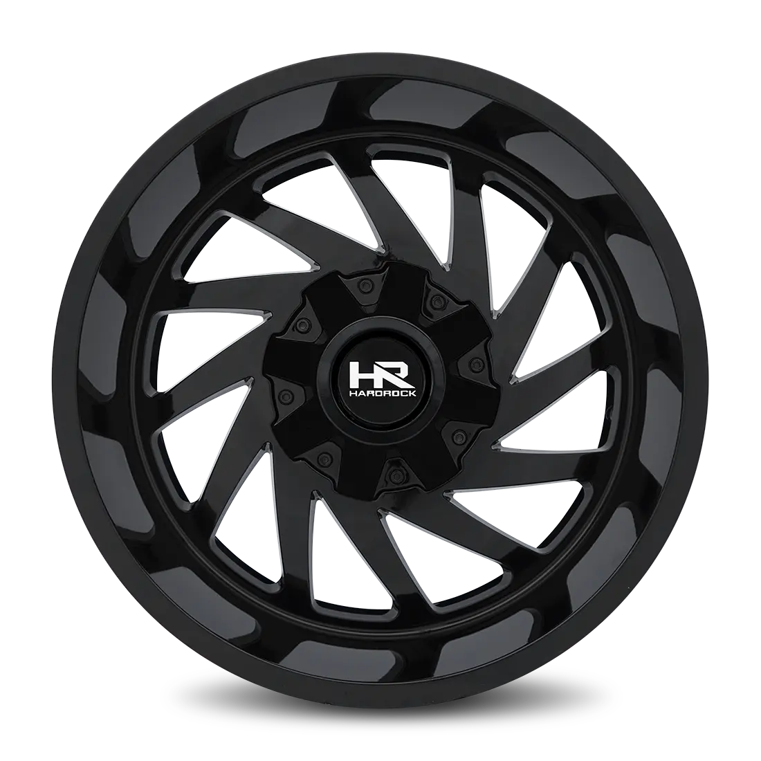 Aluminum Wheels Crusher 20X12 6X135/139.7 -44 87 Gloss Black Hardrock Offroad 1